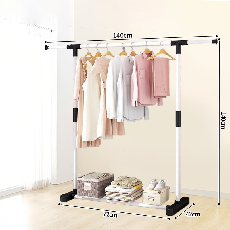 Semplice [asta singola bianca allungata] bianca