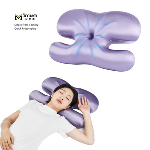 Oreiller de lit JYM YM-P130-2 en mousse à mémoire de forme pour un sommeil profond, soulagement de l'insomnie, prévient les plis, favorise la santé cervicale - Product Image 2