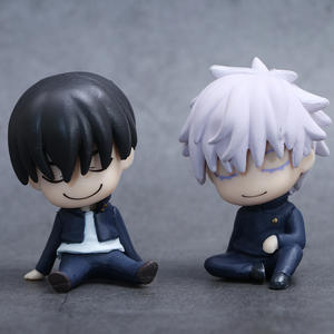 4 pièces/ensemble, nouveaux designs, style japonais, figurines d'action Juju Anime, PVC, Gojo Satoru, Itadori Yuji, figurines d'anime, <span class=keywords><strong>mini</strong></span> figurines - Product Image 3