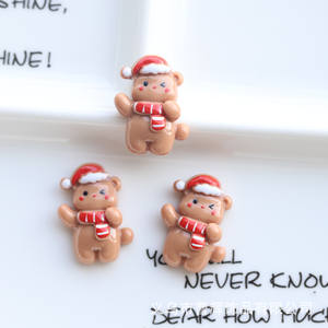 Usine nouveau noël ornement accessoires résine arbre de noël père noël bonhomme de neige bricolage matériaux faits à la main - Product Image 5