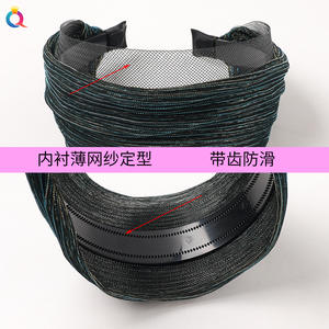 2025 Winter 10cm Width White Head Plain Color Wide-edge Women's <strong>Lace</strong> Braided Hairstyle Simple Breathable <strong>Headband</strong> Hairband - Product Image 4