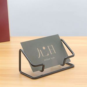 ที่วางนามบัตรโลหะแบบตั้งโต๊ะและแท่นโชว์สำหรับเคาน์เตอร์ต้อนรับ - Product Image 1