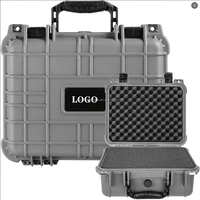 Boîte de protection pour outils en plastique dur PP économique 339*295*152MM avec logo personnalisé, durable, antichoc, pour le stockage d'équipements en extérieur