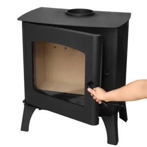 ZLR0701A易于安装广泛使用的真实火原木燃烧器用于房间供暖的燃木炉
