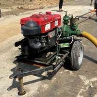 Pompe d'irrigation auto-amorçante haute pression refroidie par eau, forte aspiration pour l'approvisionnement en eau et le pulvérisation dans les étangs peu profonds, les ruisseaux et les fermes