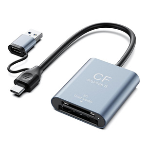 Lecteur de cartes 2-en-1 <span class=keywords><strong>CFexpress</strong></span> Type C SD 3.0 Lecteur de cartes externe pour DSLR avec interface USB 3.2 Gen 2 10 Gbps - Product Image 6