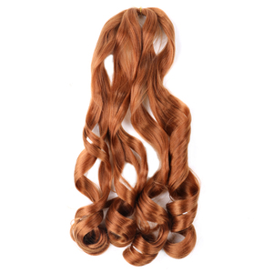 Gran oferta, rizo francés, onda de pelo, estilo pony, rizado, ondulado, Afro, extensiones <span class=keywords><strong>rizadas</strong></span>, <span class=keywords><strong>trenzas</strong></span> sintéticas para accesorios de cabello africano - Product Image 3