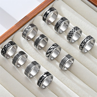 Bague gothique en acier inoxydable 316L Resoul pour femmes et hommes, bijoux en acier inoxydable, vente en gros
