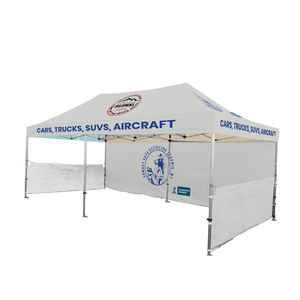 Carpa de Techo Personalizada 10x10 con Colores y Logotipo del Equipo, Refugio Portátil para Eventos Deportivos y Estacionamientos de Estadios - Product Image 1