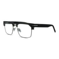 Monturas de anteojos ópticos híbridos de metal de acetato para hombre clásico vintage Gafas de estilo de negocios para hombre