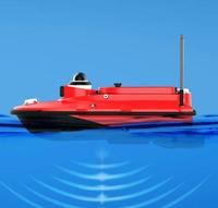 SU10 OEM Bateau d'inspection marin USV étanche IP67, portable, intelligent, avec communication 4G et sonar à faisceau unique