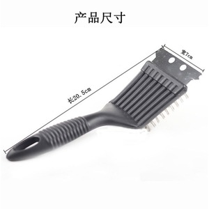Cepillo de alambre de acero inoxidable para limpieza de barbacoas, herramienta duradera para limpiar parrillas al aire libre Zp046 - Product Image 4