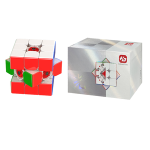 NUEVO FANXIN HuDong Light <span class=keywords><strong>3x3</strong></span> Flagship - <span class=keywords><strong>Cubo</strong></span> Mágico Magnético UV, <span class=keywords><strong>Cubo</strong></span> de Rompecabezas de Velocidad, Juguetes Educativos para Niños - Product Image 1