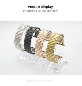 สายนาฬิกาข้อมือสแตนเลสแบบยืดได้สำหรับ Apple Watch Band 40 41 44 45 มม. สำหรับ Iwatch Series 8 7 6 5 - Product Image 1