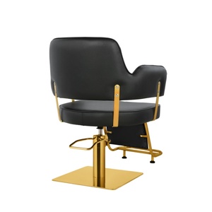 Vente en gros de chaise de coiffure inclinable de luxe en or noir équipement de salon de haute qualité design élégant pour chaise de salon de barbier <span class=keywords><strong>spa</strong></span> - Product Image 5