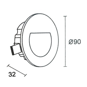 Lampada LED da Incasso per Gradini IP65, Illuminazione per Corridoi Esterni, Luce Notturna per Hotel e Casa - Product Image 6