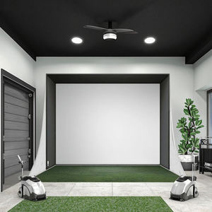 गोल्फ सिम्युलेटर पूर्ण इनडोर अभ्यास पिंजरे 10x8 फीट या फ्रेम और बाड़े जाल के साथ उपलब्ध किसी भी आकार - Product Image 4