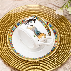 Best Selling Nordic Luxury 15pcs <b>Coffee</b> <b>Set</b> Ceramic Tea <b>Set</b> - Product Image 5