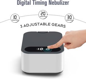 Mesin <span class=keywords><strong>Nebulizer</strong></span> DC Terbaik, Senyap, Digital, Kompresor <span class=keywords><strong>Nebulizer</strong></span> Medis - Product Image 2