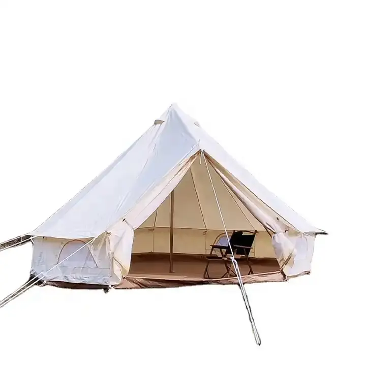 12 מטר מרובע אוהל גלמפינג מתנפח 4 עונות עמיד למים עמיד לרוח אוהל פיצוץ חיצוני אוהל תא יוקרה
