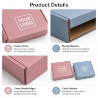 Caja de Envío con Cierre Personalizada de Fábrica, Resistente, con Logotipo Impreso a Color, para Ropa y Prendas de Vestir