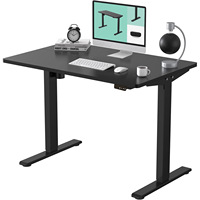 Bureau informatique électrique réglable en hauteur Yazhi, à moteur unique, deux sections, bureau debout intelligent, table de conférence en acier