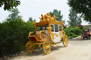 รถม้าไฟฟ้าสี่ล้อสำหรับเที่ยวชมสถานที่ พร้อมเครื่องปรับอากาศและระบบเสียง สำหรับงานแต่งงาน - Product Image 2