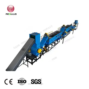 New Full Automatic Recycled Waste PE PP LDPE Agricultural Plastic Film, Fiber, Bags Washing Line