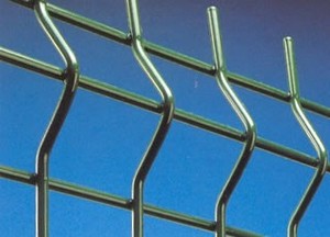 Panneau de clôture en treillis soudé 3D en V galvanisé et recouvert de PVC, anti-escalade, pour périmètre de sécurité - Product Image 3