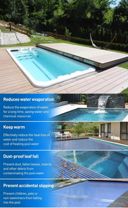 ฝาครอบสระว่ายน้ำแบบเลื่อนอัตโนมัติรุ่น Water Crown Advanced ปี 2026 สำหรับสระว่ายน้ำในวิลล่าแบบสั่งทำพิเศษ สามารถเล่นได้ในสระ - Product Image 5