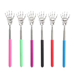 Metal <b>Back</b> Massage Gift for Female Durable Scratcher <b>Back</b> Scratching Itching Telescoping Massage Tool With Plastic Handles - Product Image 4