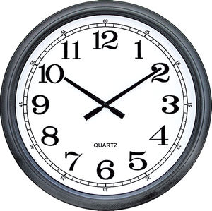 Horloge murale moderne intelligente de grande taille de 24 pouces, quartz, bureau, maison, école, hôtel, salle de conférence, magasins, décoration, bonne qualité, prix - Product Image 3