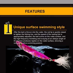 JIGGINGSOUL-JL473-7g10g15g20g appâts de pêche gabarits appâts artificiels leurres de pêche lents gabarits en métal - Product Image 2