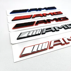 Nouvel autocollant de logo <span class=keywords><strong>AMG</strong></span> en ABS 3D, lettres, emblème, badge de voiture pour Mercedes Benz Brabus A B C E S CLA CLS GLC GLE GLS Classe G, accessoires - Product Image 1