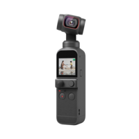 Harga Terjangkau 95% Baru Kamera Genggam Bekas Pocket 2 4K 60fps Video Putih Berawan / Hitam Klasik Portabel untuk Vlog Perjalanan