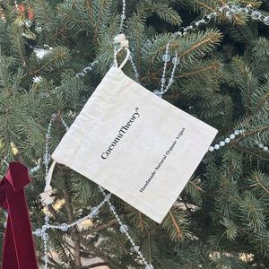 Biodegradable Cotton <b>Drawstring</b> Bag High Quality Jewelry Packaging Bag Eco-friendly Small Dust <b>Pouch</b> Bag - Product Image 3