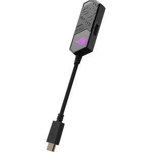 Venta al por Mayor de Adaptador de Audio Externo para Juegos Rog Clavis USB-C con ESS 9281 Quad para PC, Color Negro - Product Image 1