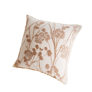 <span class=keywords><strong>Coussin</strong></span> décoratif moderne en polaire douce, brodé de motifs floraux neutres, pour canapé, <span class=keywords><strong>lit</strong></span>, et décoration intérieure de style farmhouse - Product Image 6