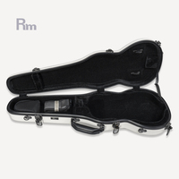 Étui rigide en cuir pour guitare électrique Les Paul, sac d'instrument de musique en contreplaqué, fermeture à loquet étanche GUA, modèle de guitare basse RM