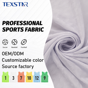 <span class=keywords><strong>Telas</strong></span> Textiles Jacquard de Poliéster 100% de Diseño Personalizado para Ropa, Camiseta de Fútbol, Tejido de Malla para Sublimación - Product Image 4
