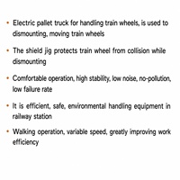 Chariot de manutention d'échantillons de roues de chemin de fer personnalisé, chariot de transport de modèles de roues de train, chariot de transfert industriel