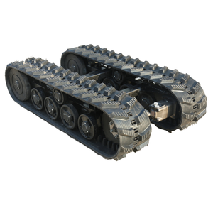Chasis <span class=keywords><strong>de</strong></span> coche robot <span class=keywords><strong>de</strong></span> carga útil 1T 2T Chasis <span class=keywords><strong>de</strong></span> <span class=keywords><strong>oruga</strong></span> <span class=keywords><strong>de</strong></span> goma eléctrica con código abierto para desarrollo - Product Image 3