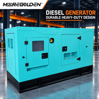 Generator Diesel Silent 30kW 37.5kVA Bertenaga CUMINS untuk Daya Cadangan Industri dengan Alternator Tipe Stanford