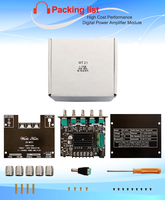Carte amplificateur de subwoofer Bluetooth 5.0 ZK-MT21 TPA3116 2.1 canaux 50WX2 100W, carte amplificateur audio stéréo de puissance, amplificateur de basses AUX