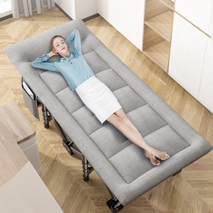 <span class=keywords><strong>Lit</strong></span> pliant E-RIKE extra épais 320 kg, robuste, réglable, pour adultes - Product Image 1