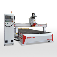 Router CNC de Formato Grande CE 9kW 2000x4000mm con ATC Lineal de 8 Herramientas |   Máquina CNC con Cama de Vacío y Syntec FC60CB para Muebles de Madera