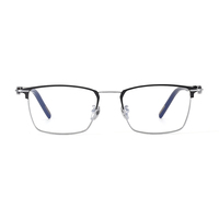 OXHORN009 Nouvelles lunettes en titane à monture optique en corne de buffle