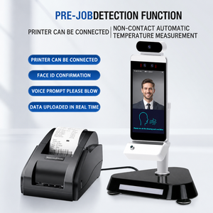 Dispositivo de Control de Asistencia Corevein Connect con Reconocimiento Facial, Control de Acceso, Medición de Temperatura, Prueba de Alcohol, Conteo de Personas, Red WiFi y Reinicio - Product Image 2
