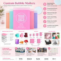 Enveloppes à bulles personnalisées avec logo, écologiques, colorées, pour l'expédition, emballage pour bijoux, enveloppe rembourrée