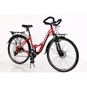 Bicicleta Híbrida Deseo de 26 Pulgadas, 21 Velocidades, Frenos de Disco, Cuadro de Aleación de Aluminio, Bicicleta Urbana - Product Image 3